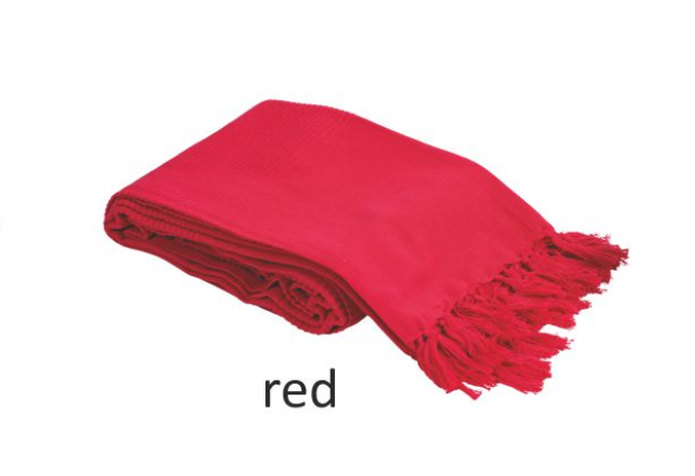 Ριχτάρια  Σχ. Irma  80%cot-20%pol Red 180x250cm