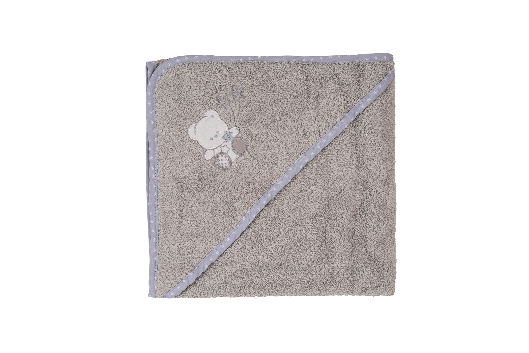 Πετσέτα με κουκούλα  Σχ.Pony 75X75cm 100% cotton Beige